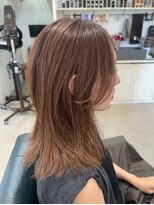 イツキ ヘアーデザイン(ITSUKI hair design)&nbsp;20代/30代/40代 タテムラブリーチで透明感ナチュラルベージュ