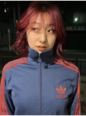 赤髪ボブ