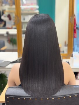 ジーテ 渋谷(gite) ピチキュア×カット×暗髪カラー「渋谷/髪質改善/髪質改善TR」