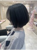 ナチュラルボブ×前下がりボブ×ストレートボブ30代40代50代60代