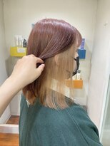 シエル ヘアーメイクアップ(CieL hair make up)&nbsp;ベージュ×ピンクのインナースタイル
