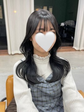 ソピ バイ インビテーション(sopi by invitation) ラベンダーブラック くびれレイヤー くびれヘア☆