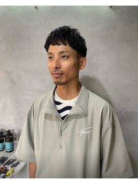 ソース(source) ///source///メンズショートパーマ