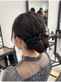 【chome】卒業式 成人式 結婚式 シニヨン