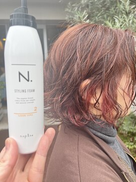 アモロッソ(amoroso) ボブ　パーマスタイル