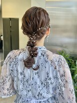ゴウトゥデイシェアサロン 町田店(GO TODAY SHAiRE SALON)&nbsp;お呼ばれ編み下ろしアレンジ♪