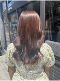 モカブラウン×フェイスレイヤー×髪質改善