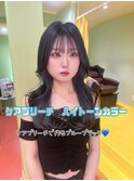 【トーンダウン】ブルーブラックカラー！