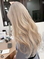 ペレ 梅田(PELE)&nbsp;くびれヘア/アプリコットオレンジ/夏のヘアアレンジ/梅 田