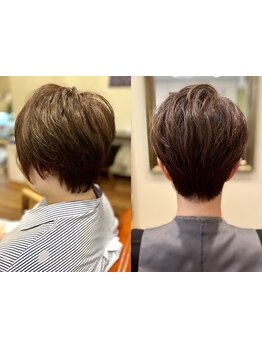 何故かまとまらない.理想の色味にならないを.解消*30代以降の大人の髪悩みも楽に扱えるカット技術が◎