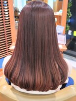 TJ天気予報 Part5 木曽川店&nbsp;艶髪/オレンジブラウン/ストレートロング