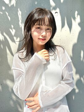 リベルタ 下北沢(liberta) 透け前髪×ナチュラルミディ