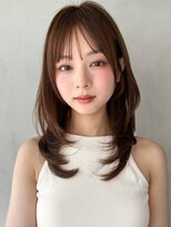 アグノス 青山(Agnos)&nbsp;小顔カット前髪艶感美髪エアリーカールデジタルパーマ愛され