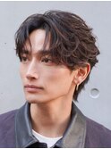原宿メンズパーマフェザーパーマシャドウパーマセンターパート