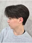 センターパート &nbsp;カルマパーマ　コンマヘア　メンズショート