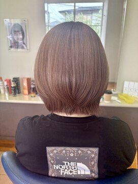 アトリーチェタ 田富店(ATTRICE) ボブ/外はね/ショートボブ/40代/50代/ベージュ