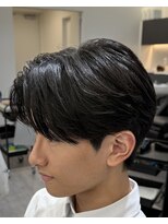 become men's hair 名駅EAST【10月3日 NEW OPEN(予定)】 ナチュラルセンターパート/メンズ縮毛矯正/韓国ヘア/名駅