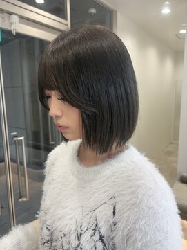 ロンドルピナス 小倉(Lond Lupinus) 縮毛矯正/ワンホンレイヤー/ミルクティーブランド/ダークブルー