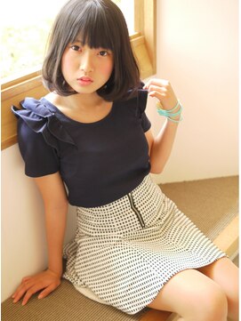 ヘアアンドスパ リコ(Hair&Spa Rico By LikkleMore) ピュアボブ｜ステップボーンカット/ぱっつん前髪