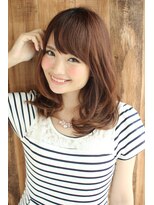 イングローブ 千葉ニュータウン中央店(Ingrove)&nbsp;ひし形フォルムのフレンチカールミディ♪