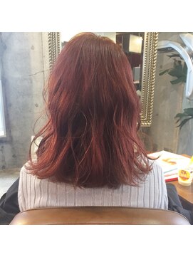 サロンドミルク 原宿(salon de MiLK) 【サロンドミルク原宿】外ハネ×キャロットピンク