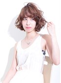 ふわっと波ウェーブボブ
