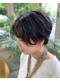 黒髪ショート