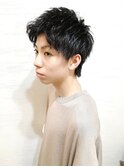 アップバング×ラフショートウルフ♪