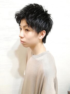 ヘアースペースシャルム (HAIR SPACE Charme) アップバング×ラフショートウルフ♪