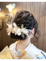 ヘアールームキュー(HAIR ROOM quu+)&nbsp;祝★成人式アレンジ