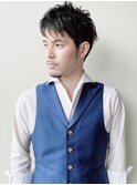 [K-two青山]ビジネスマンオススメ　スーツに合う、束感ショート