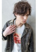 AUSTIN メンズアップバング×束感ショートマッシュ