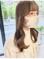 ナナローネス(nana loness)&nbsp;顔周りカット/透明感カラー/韓国ヘア/ベージュカラー