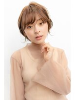 オースティン 門前仲町(AUSTIN)&nbsp;大人かわいい前髪セシルカットココアブラウンフリンジウェーブ