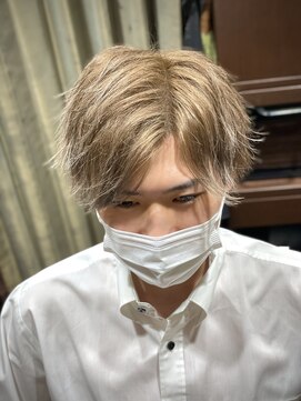 ヒロギンザ 八重洲店(HIRO GINZA) かき上げニュアンスマッシュサイドパート韓国マッシュフェード