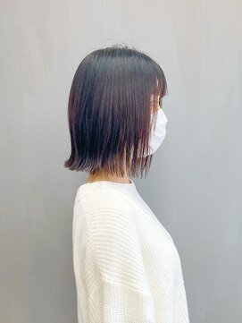 トップヘアー 総社店(TOP HAIR) 結べるボブ _ ぱっつん前髪
