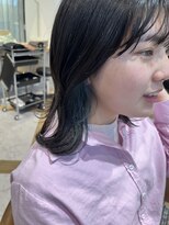 ロンドルーチェ 心斎橋(Lond luce)&nbsp;ダークアッシュ/ミディアムレイヤーカット［髪質改善/縮毛矯正］