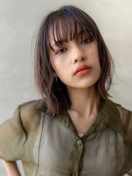 エースハバナ 渋谷(1 HAVANA) 小顔ヘア/ヌーディーカラー/ふんわりミディアム/大人ボブ