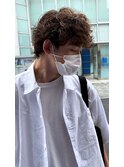 20代30代男性人気!2way無造作波巻きツイストプードルパーマ