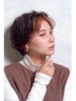 クシュ 所沢西口プロぺ通り(kusyu... )&nbsp;ペールベージュセクションカラーグラデーションカラー外ハネボブ