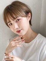カフカヘア 吉祥寺店(kafka hair)&nbsp;大人可愛い20代30代40代前下がりショートボブ丸みショート