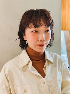 ネイビー(nvy) レイヤーボブ