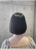 ボブ　暗髪ブルーアッシュ　就活カラー　おおたかの森