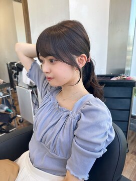 アリスバイアフロート 自由が丘(ALICe by AFLOAT) 小顔おくれ毛カット