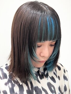ビスポーク(BESPOKE) 大人可愛いダブルカラーブリーチハイトーンカラー