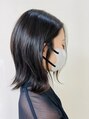 ビューティーサロン カワチ 中庄駅前店(Beauty Salon KAWACHI) シンプル外ハネボブです。毛先のニュアンスを大切にしています。