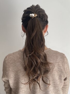 オレンジ 十三店(ORANGE) ポニーテールアレンジヘア