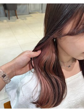 フォルテ ガーデン ヒルズ 静岡店(FORTE GARDEN HILLS) イヤリングカラー/ピンクカラー/髪質改善/ストレート