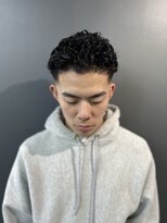 グリーディーフォックス 三軒茶屋(GreedyFOX)&nbsp;波巻き/マッシュパーマ/ウルフ/ハイライト<理容室>三軒茶屋