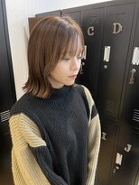 ギフト ヘアー サロン(gift hair salon) 【韓国風外ハネ切りっぱなし大人ボブ】原口健伸